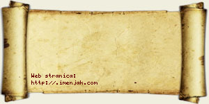 Jasmina Perušinović vizit kartica